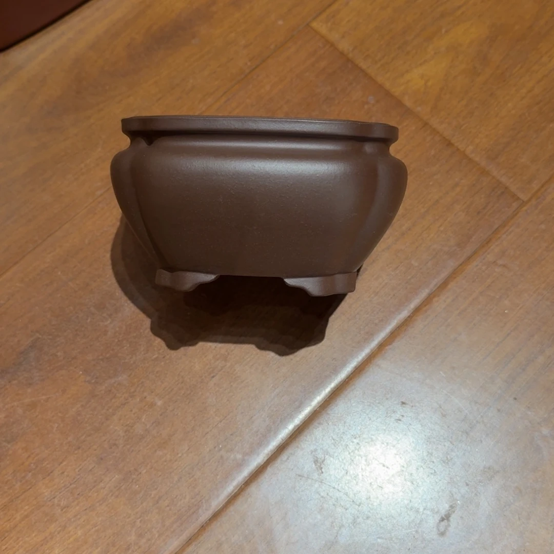 紫砂花盆原矿紫泥