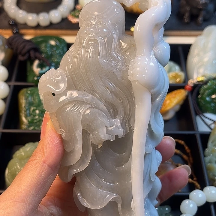 和田玉未镶嵌摆件