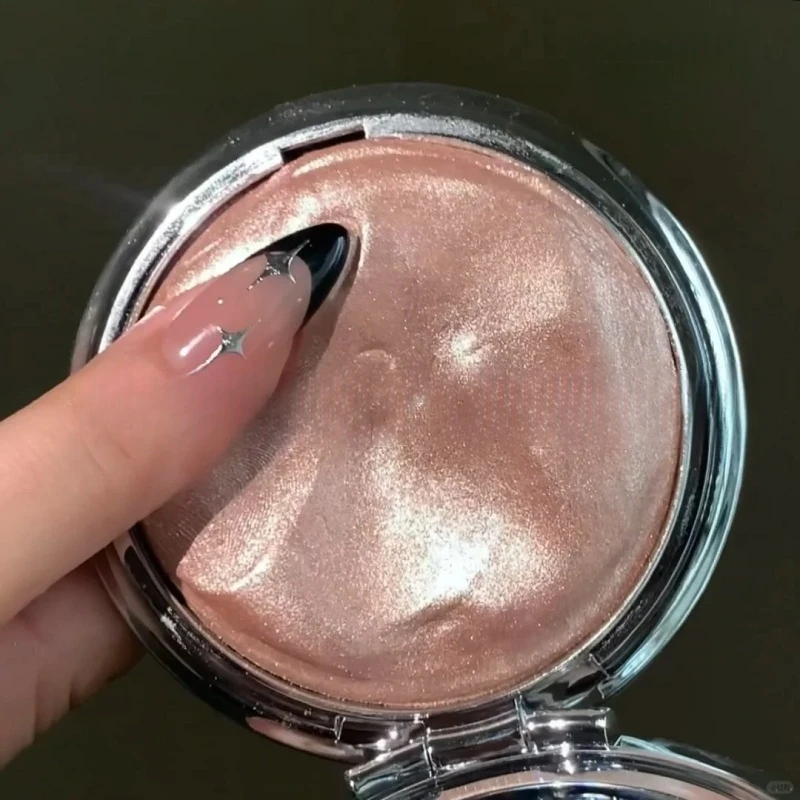 爆闪我爱了！高光膏脸部提亮细闪显色服帖自然立体平价单色裸妆ins