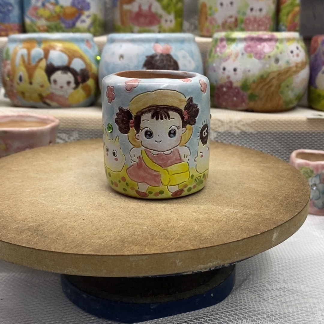 福利盆，内口3.6高5.5，默认微瑕