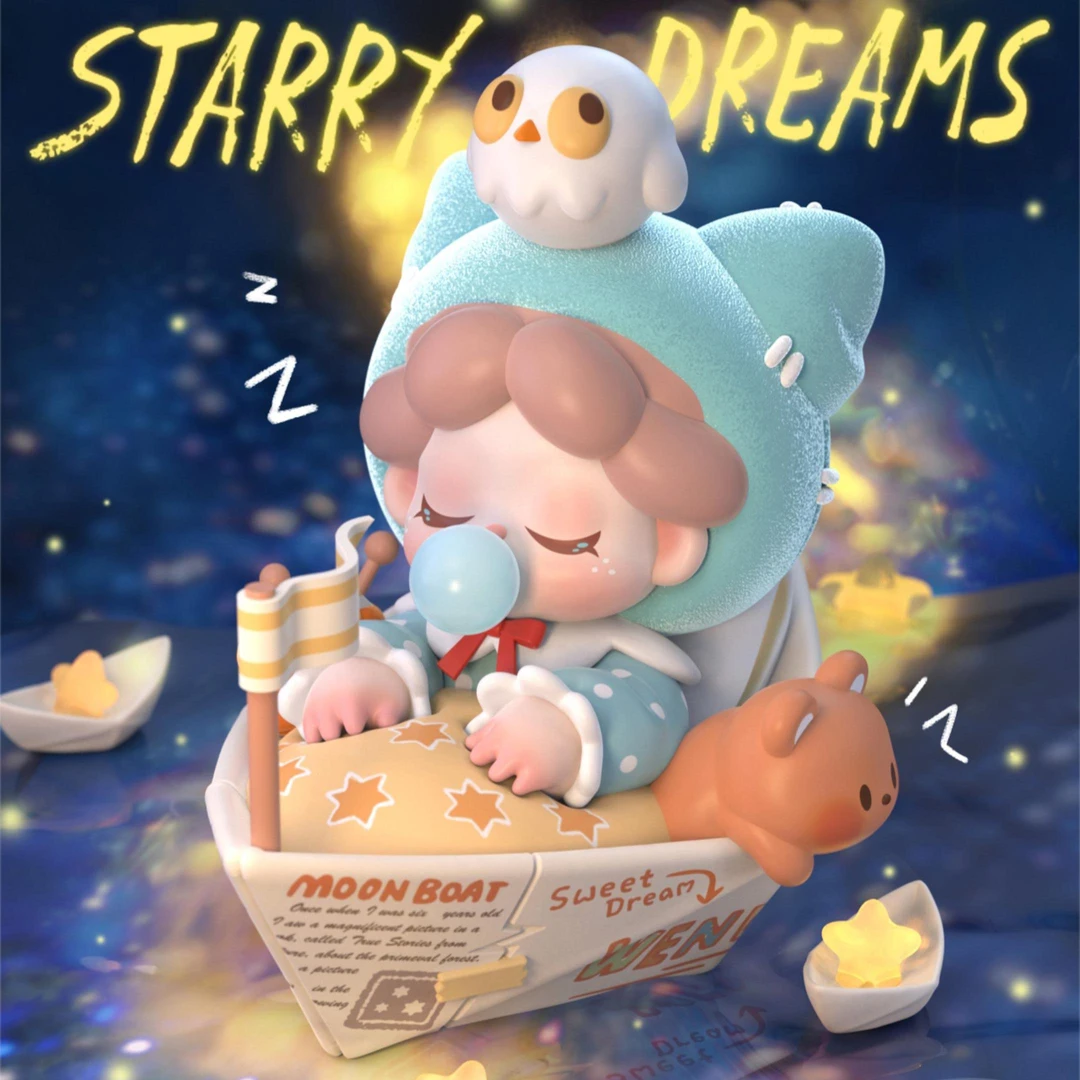 【拆盒】Wendy四代跟着月亮走系列潮玩