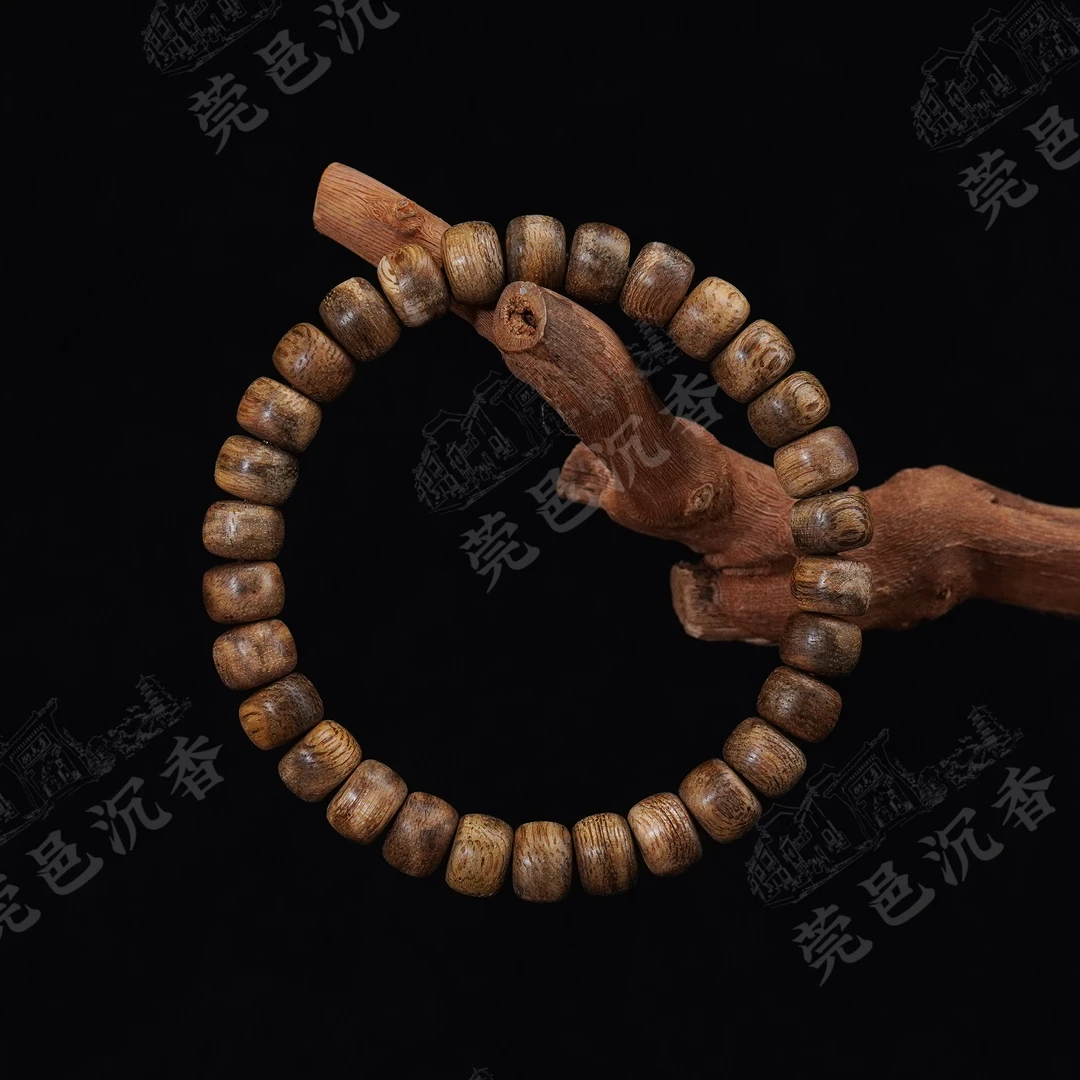 (刘主任推荐)【野生】菩萨沉香6*9mm单圈手串多样性发一 ZGYS012