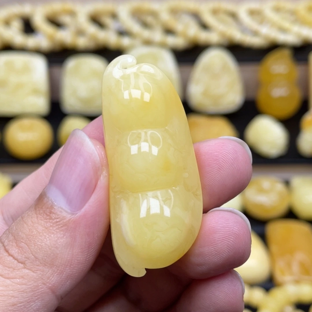 琥珀未镶嵌裸石琥珀蜜蜡