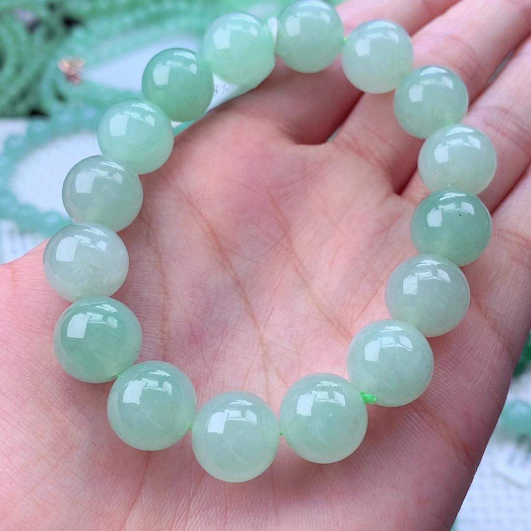 翡翠未镶嵌毛衣链