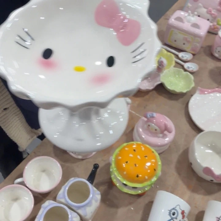 全新正版 釉下彩高温瓷 原单尾货