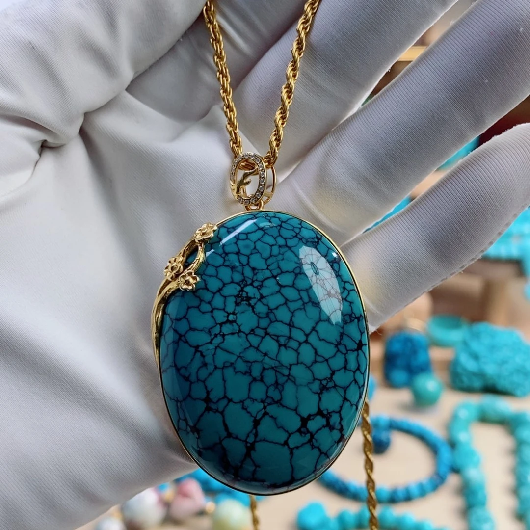 绿松石18K金镶嵌其他