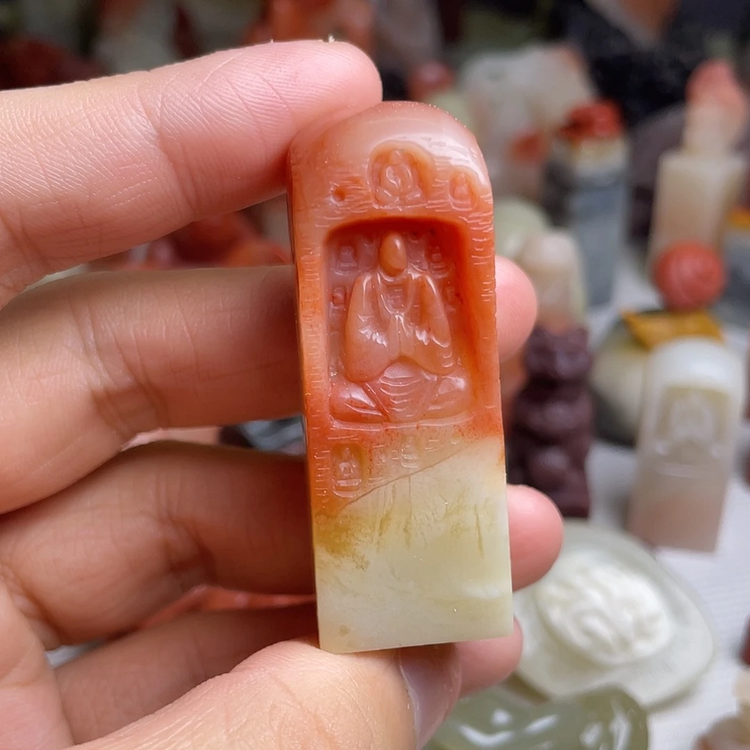 寿山石无相佛印章