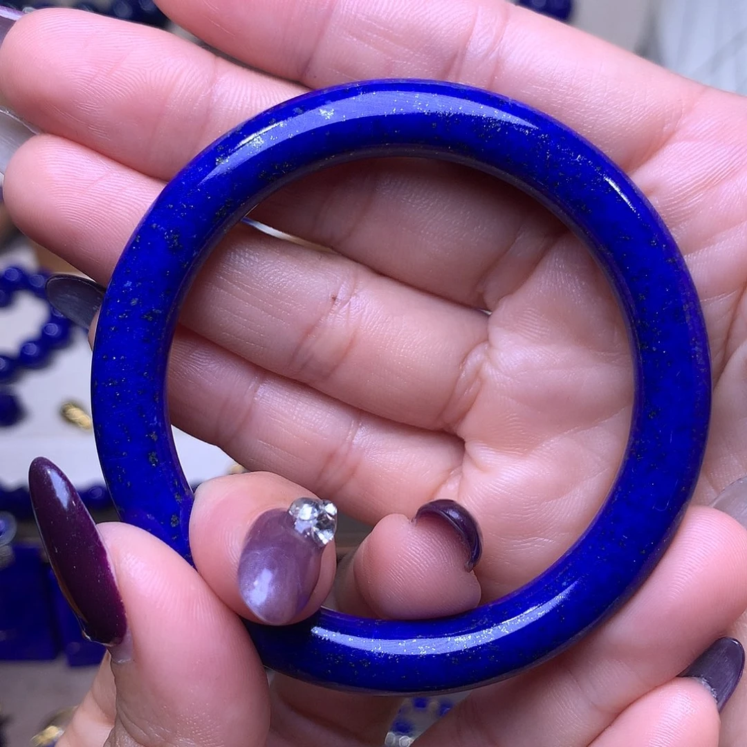 青金石未镶嵌56.5手镯精品