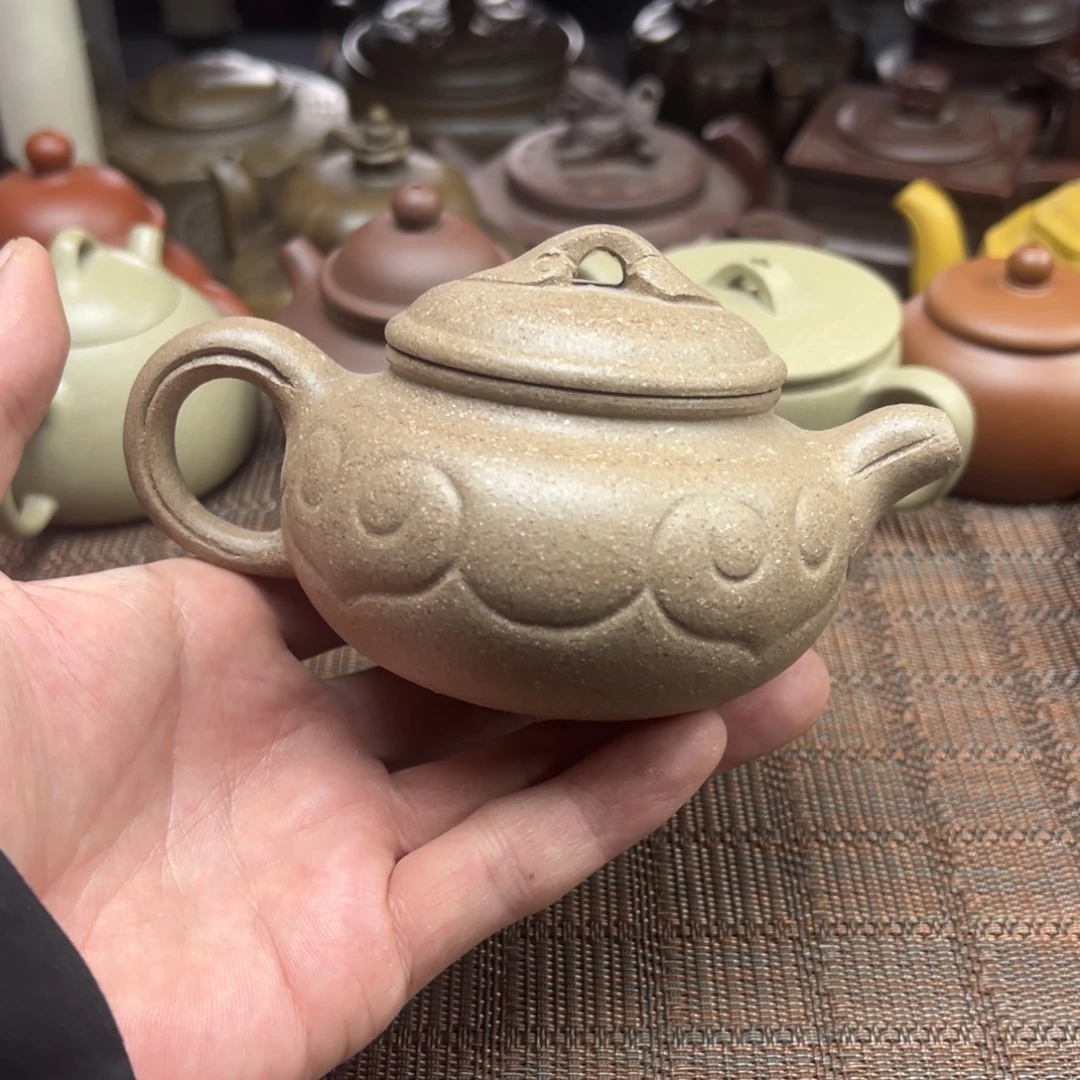 茶壶紫砂宜兴原矿紫砂壶200毫升容量