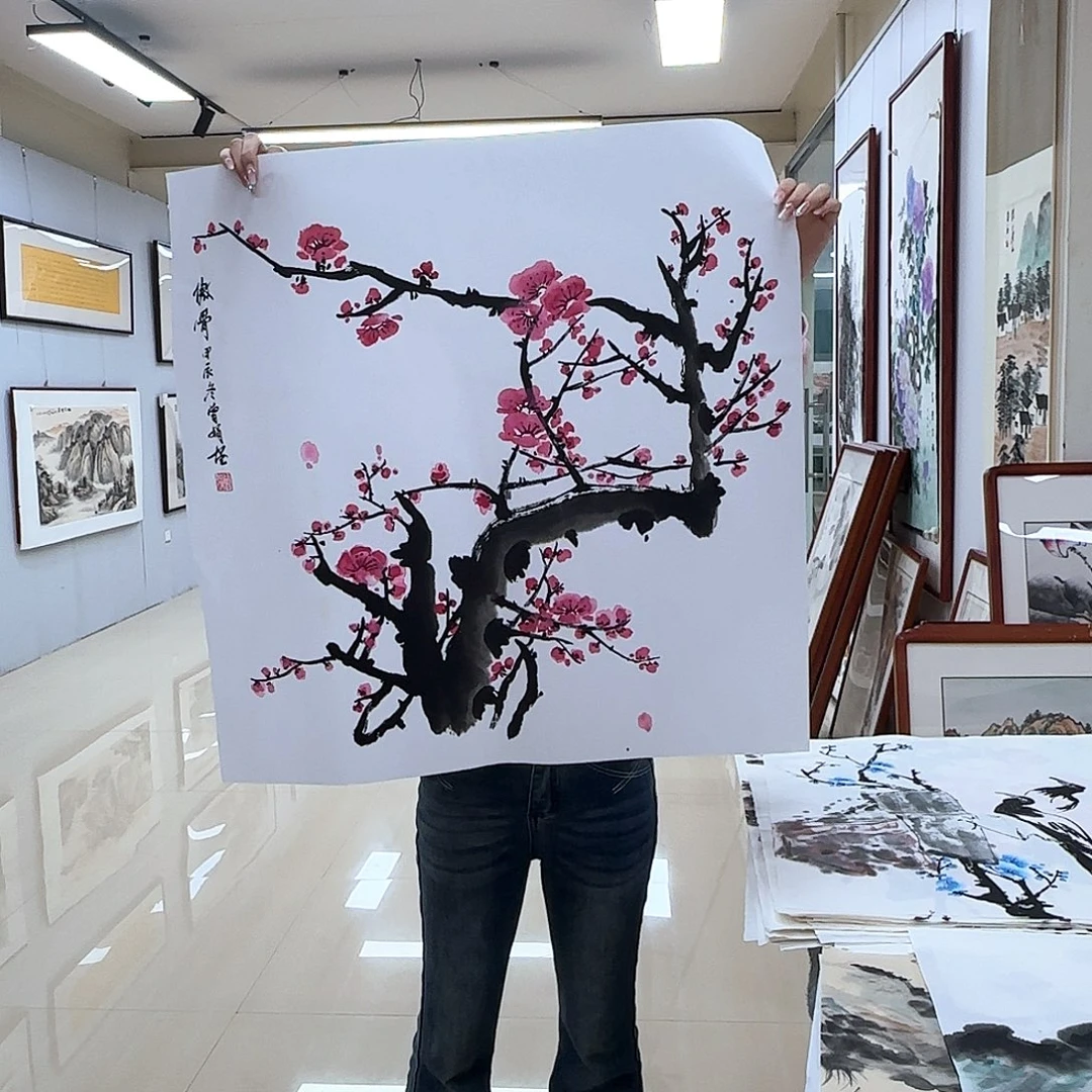 国画国画作品多次