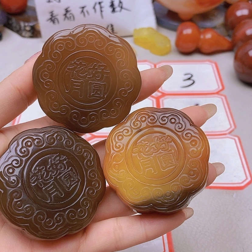 【闪购商品】未镶嵌玛瑙/玉髓珠宝半成品弘*