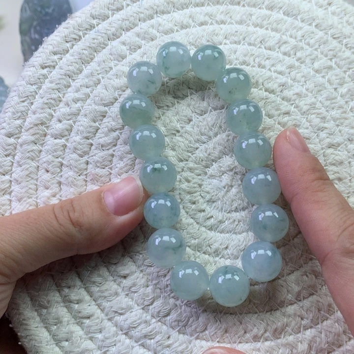 翡翠未镶嵌手串天然翡翠手串定金