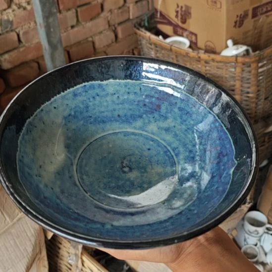 库存微瑕窑变碗一个