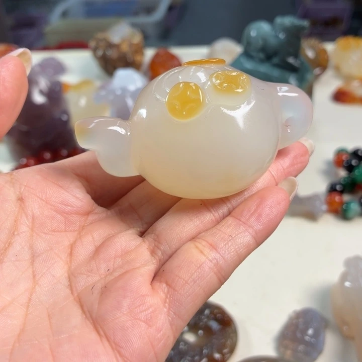 玛瑙/玉髓未镶嵌吊坠(不含链)