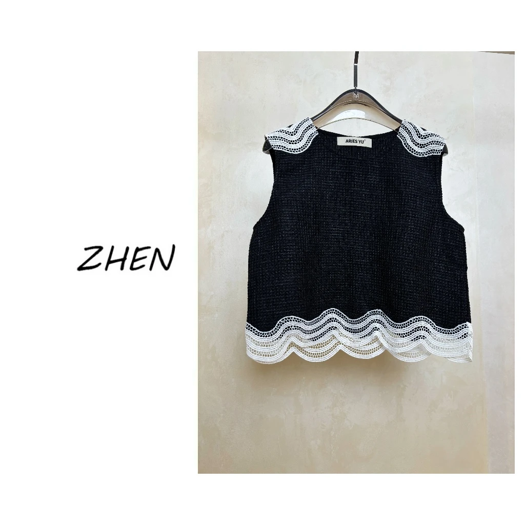 【ZHEN】25K00687 2025新款外套职场风小众设计师款马甲