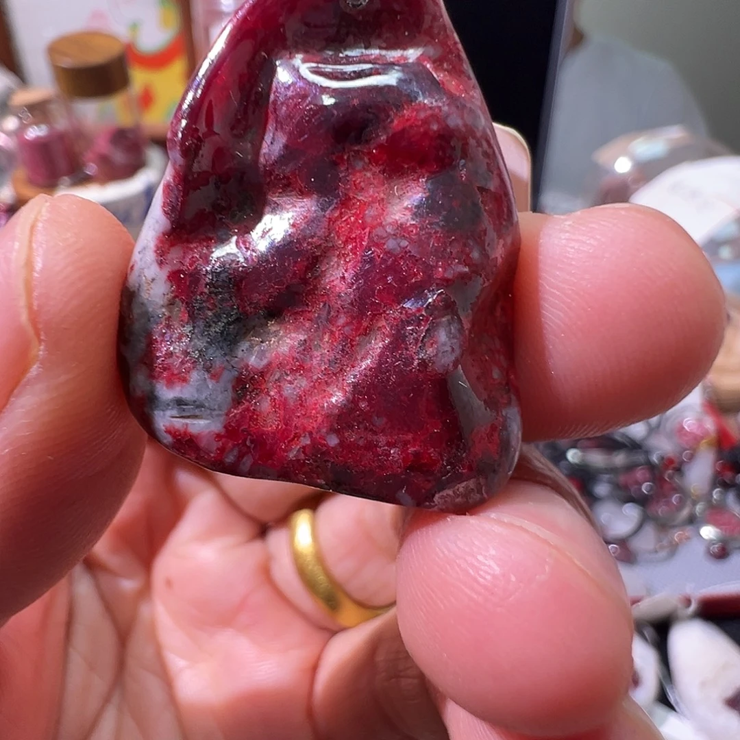 天然辰砂朱砂晶体随行