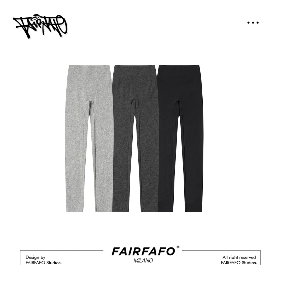 【外穿高腰瑜伽裤】BWKZ58016舒适显瘦户外百搭针织瑜伽休闲裤