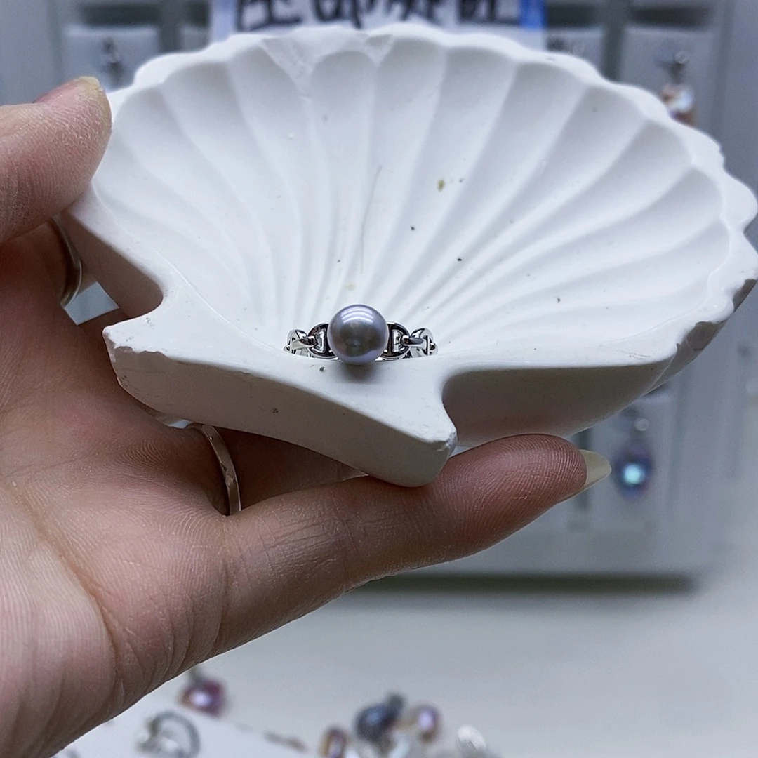颈饰合金淡水珍珠