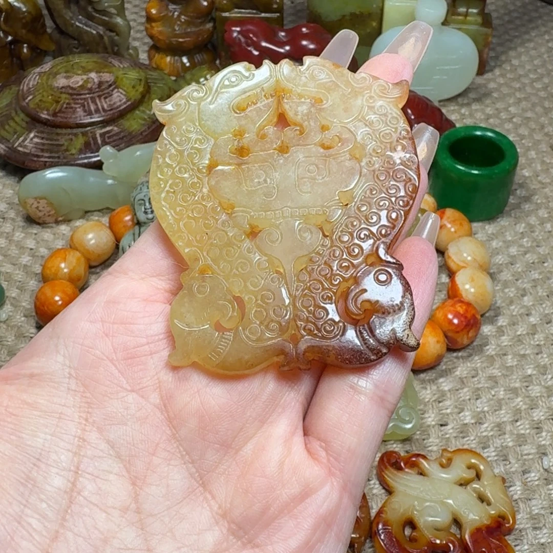 吊坠白玉菩提挂件