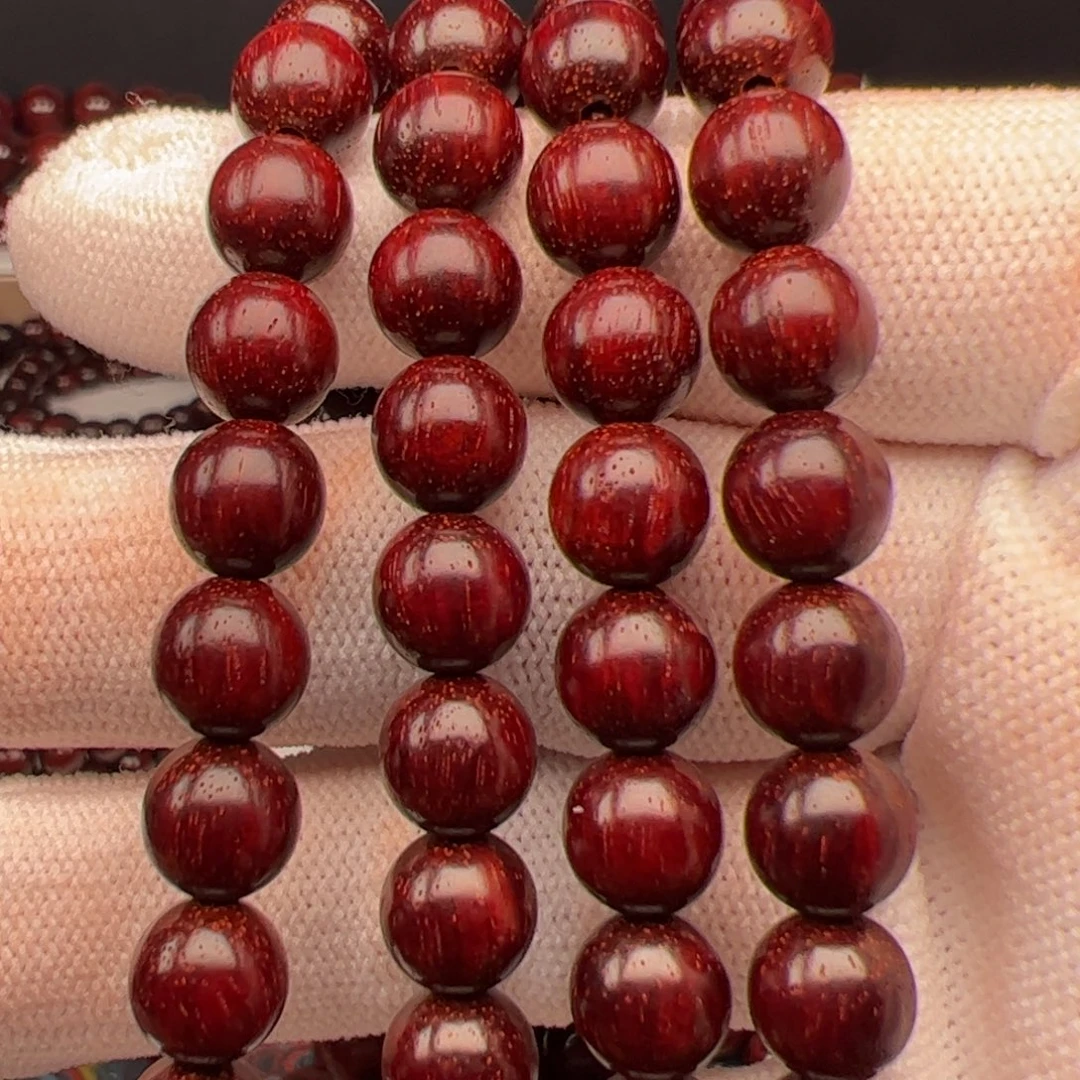 小叶紫檀手串/手链0.8*108老料