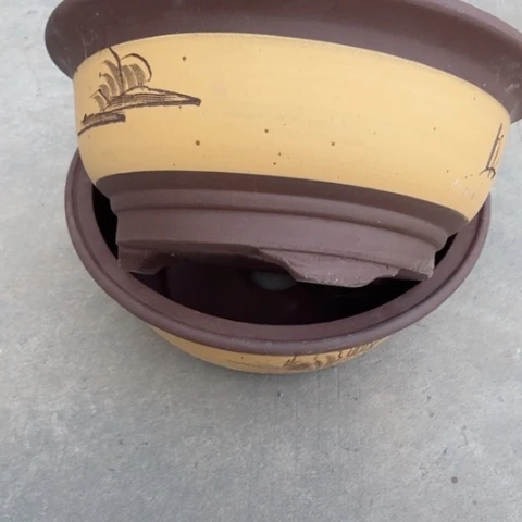 紫砂花盆80-2。40-18。。