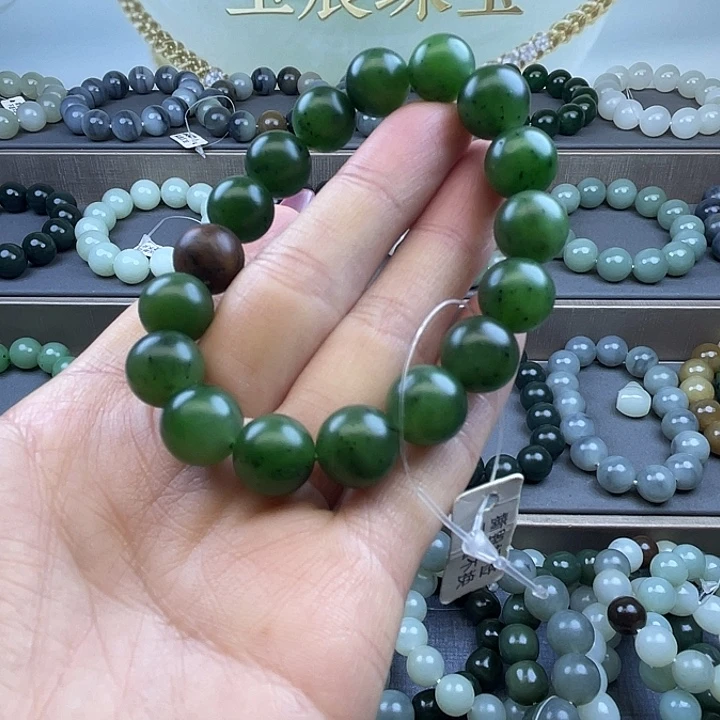 和田玉未镶嵌手链