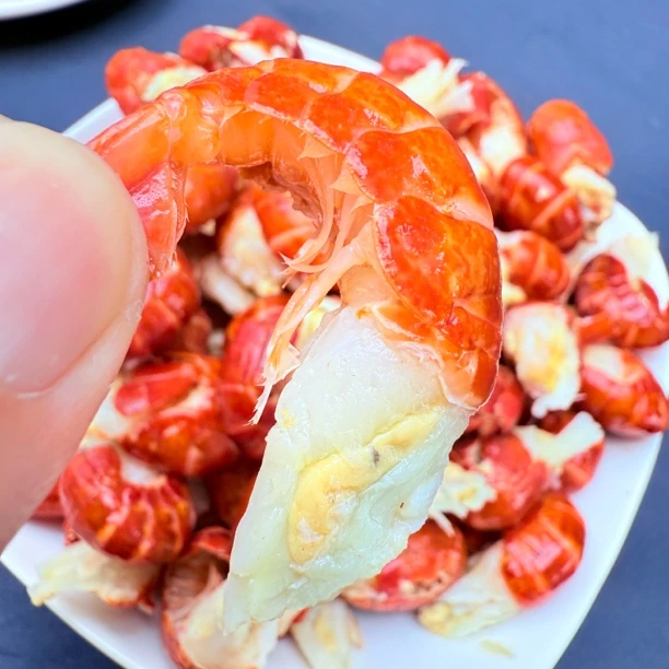 【马鲛仔海产】精选新鲜现剥小龙虾尾净重2.5斤共5包速冻顺丰包邮精品海鲜海鲜水产