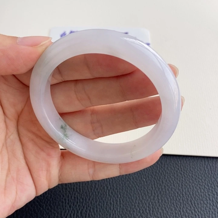 翡翠未镶嵌手镯52正圈