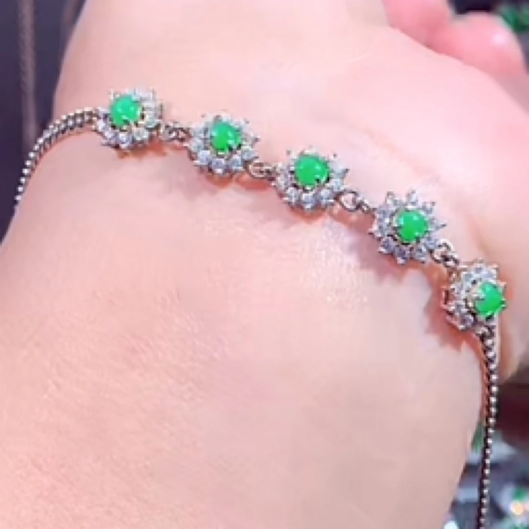 天然翡翠a货手链