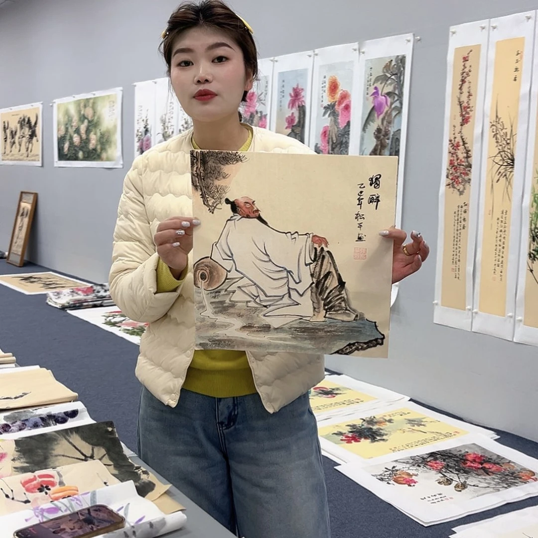 国画纯手绘字画作品