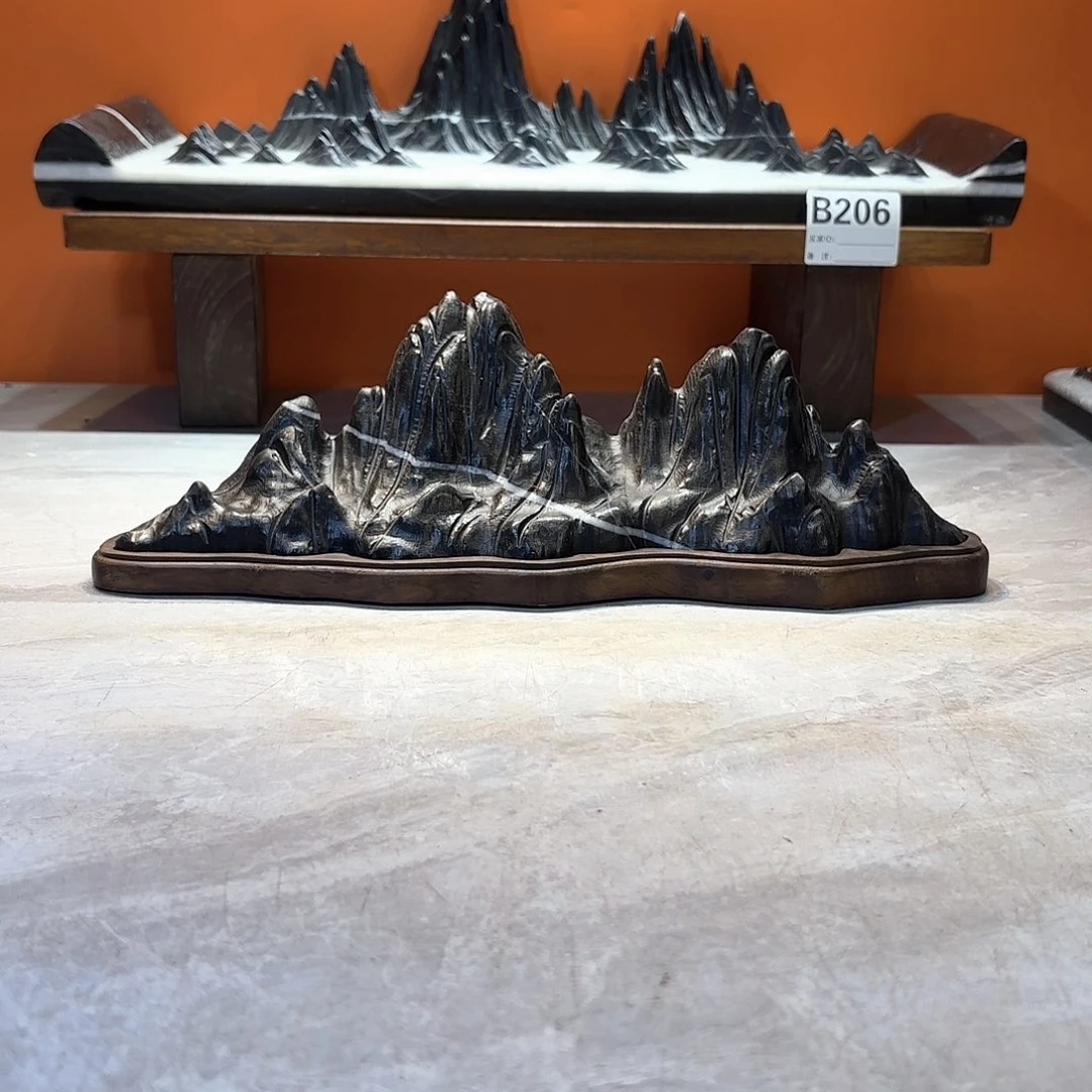 摆件牛*长灵璧石奇石摆件
