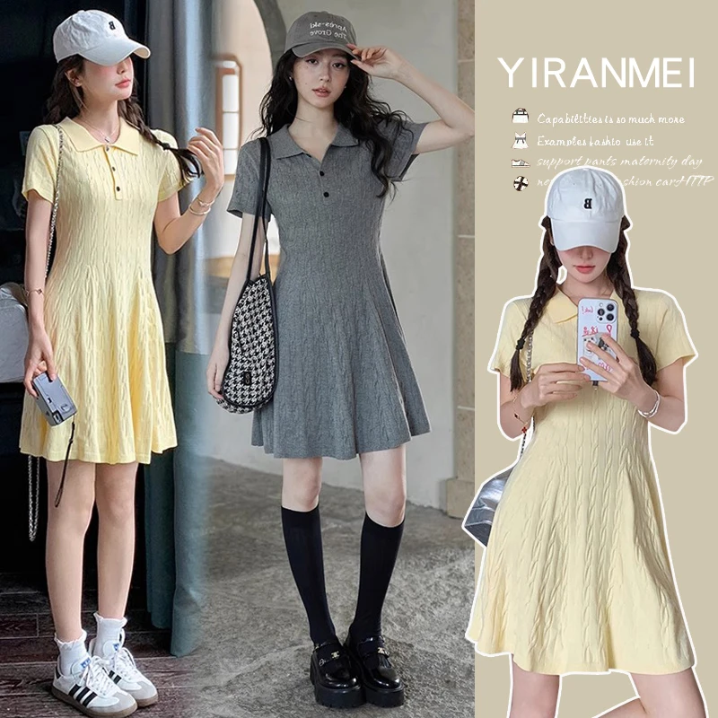 孕妇装2025夏季新款韩版时尚重工刺绣麻花设计显瘦减龄孕期连衣裙