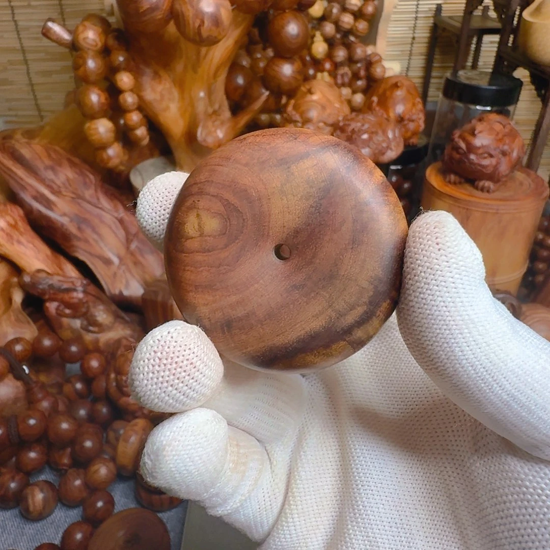 用***3黄花梨/降香黄檀平安扣