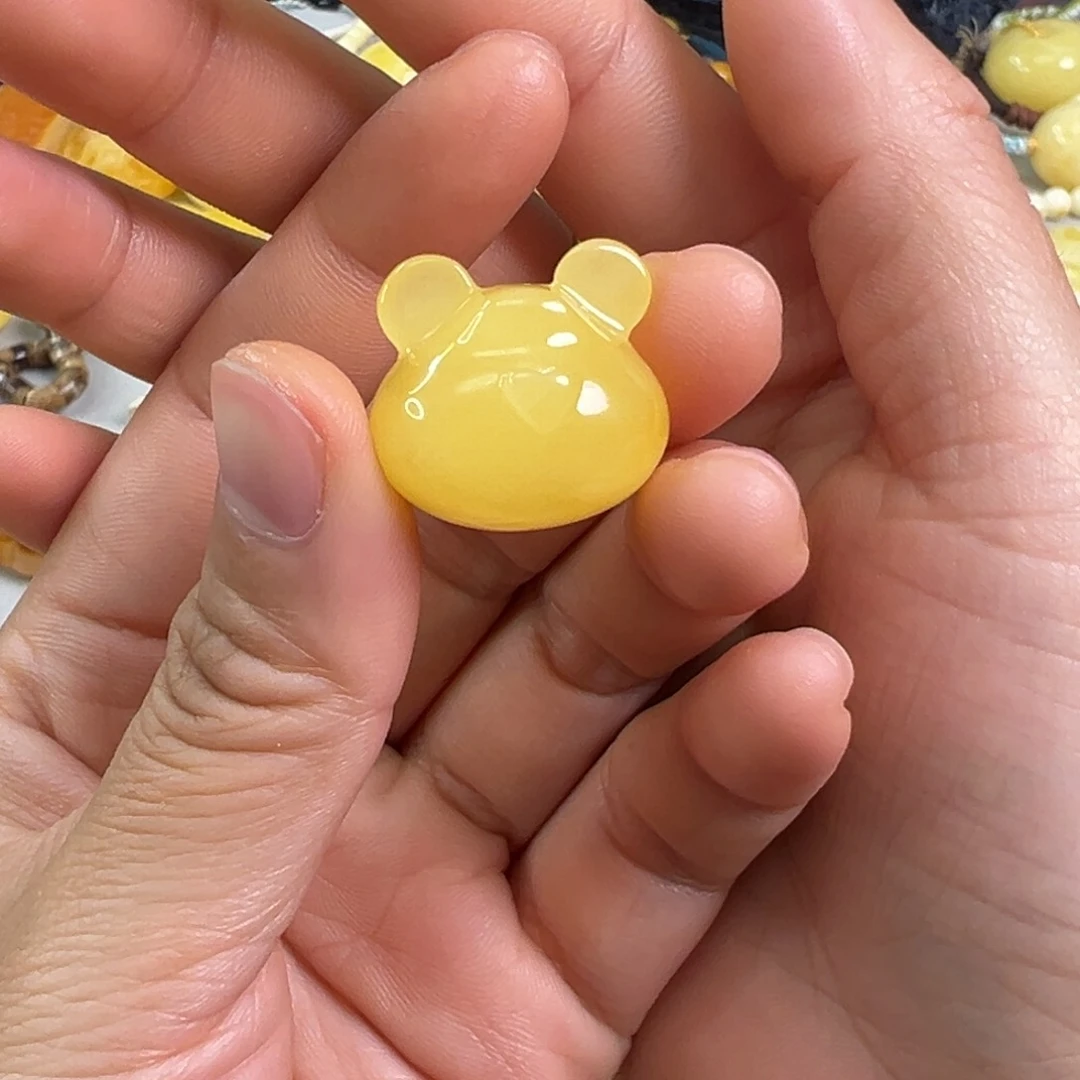 蜜蜡裸石未镶嵌微瑕