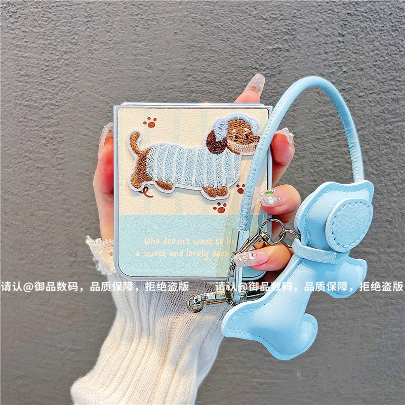 （华为novaflip系列）金属折叠皮纹适用华为novaflip手机保护壳防摔