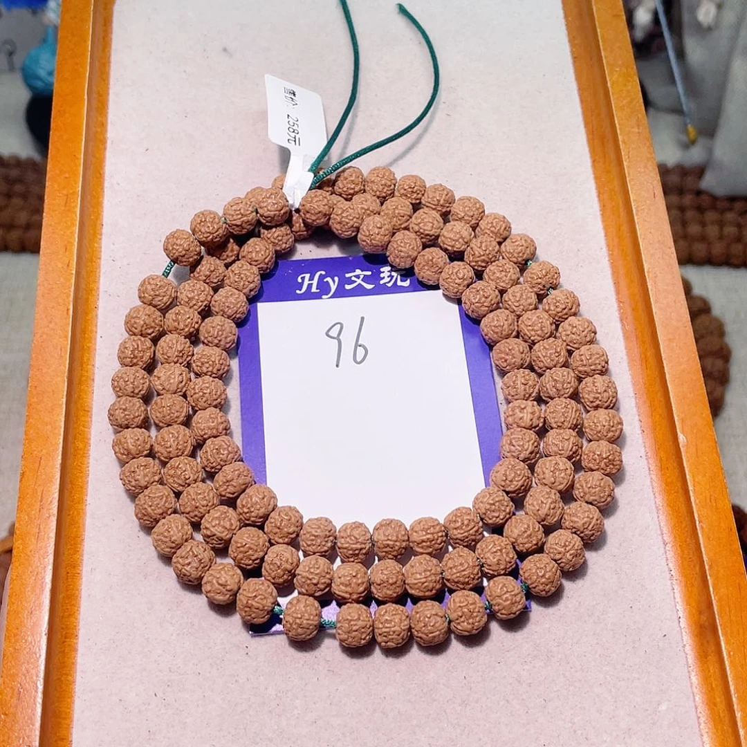 小***青手串金刚菩提96闷墩龙脖挂8.2