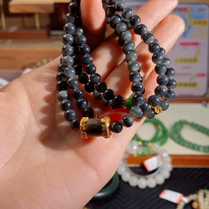 未镶嵌和田玉手链