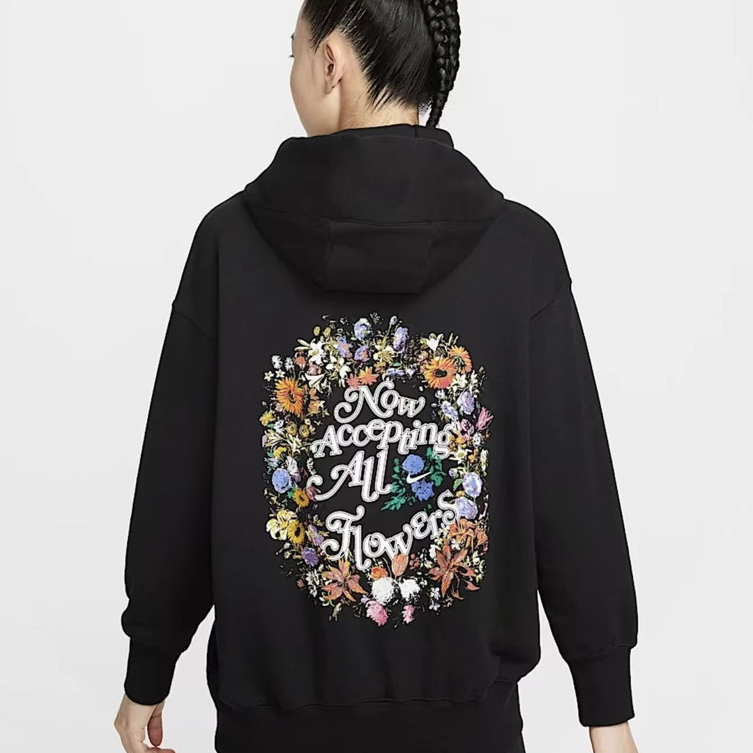 NIKE/耐克【年终狂欢季】女款CNY宽松套头篮球连帽卫衣HV8103133