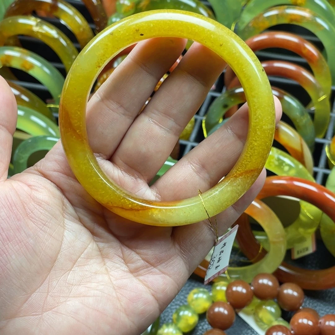 未镶嵌蛇纹石玉手镯63