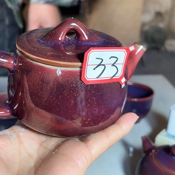 瓷片钧瓷手工艺品杯子