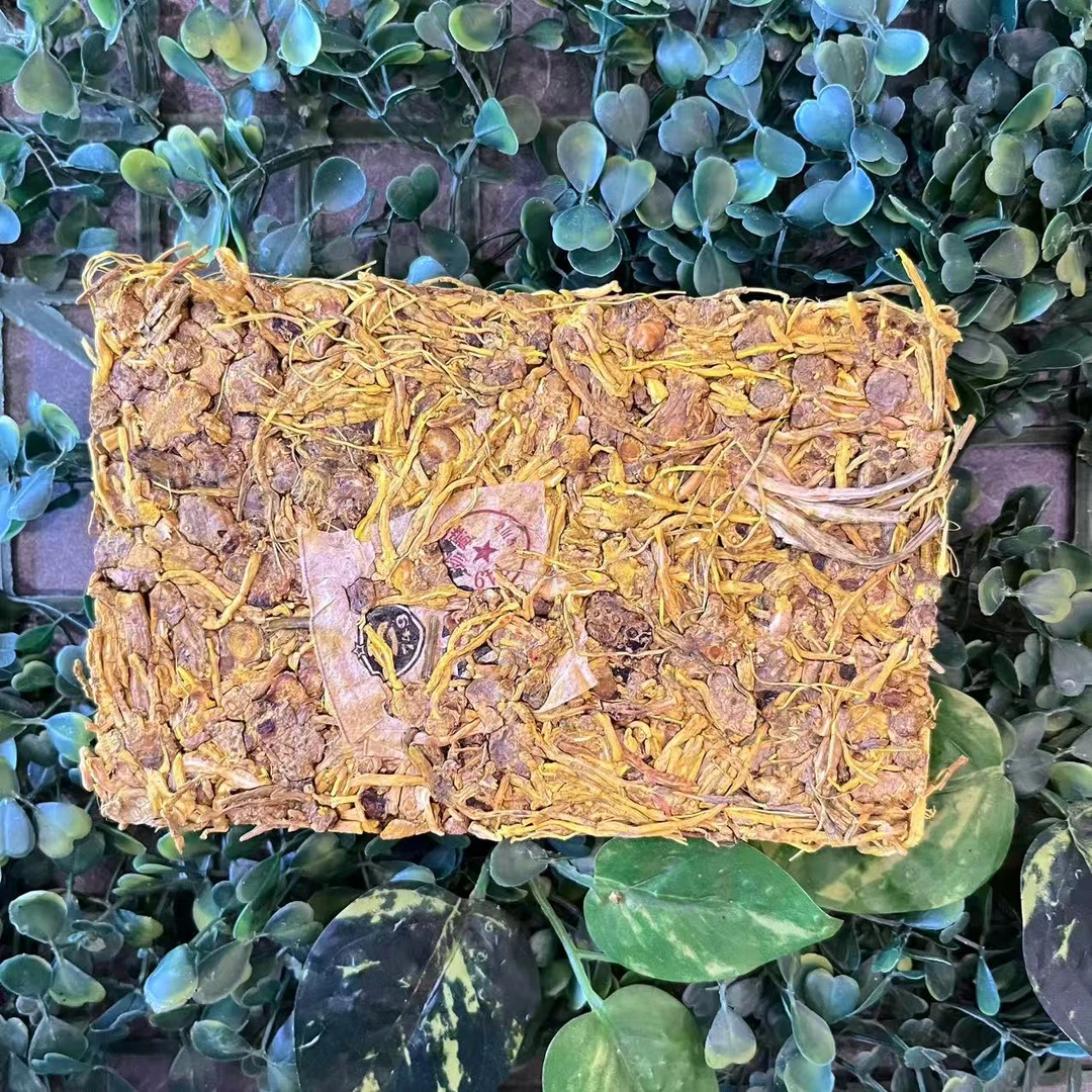 雨腾古茶 菩提XR亲L”菩提金G化T涎 菩提本M涎”J根200g/砖（6月9）