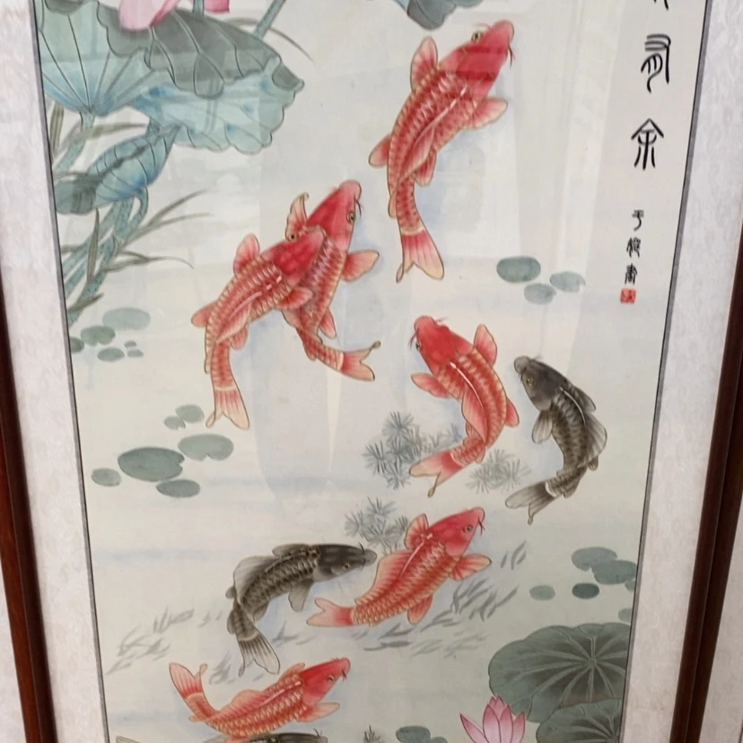 【闪购商品】国画手绘国画工笔带框