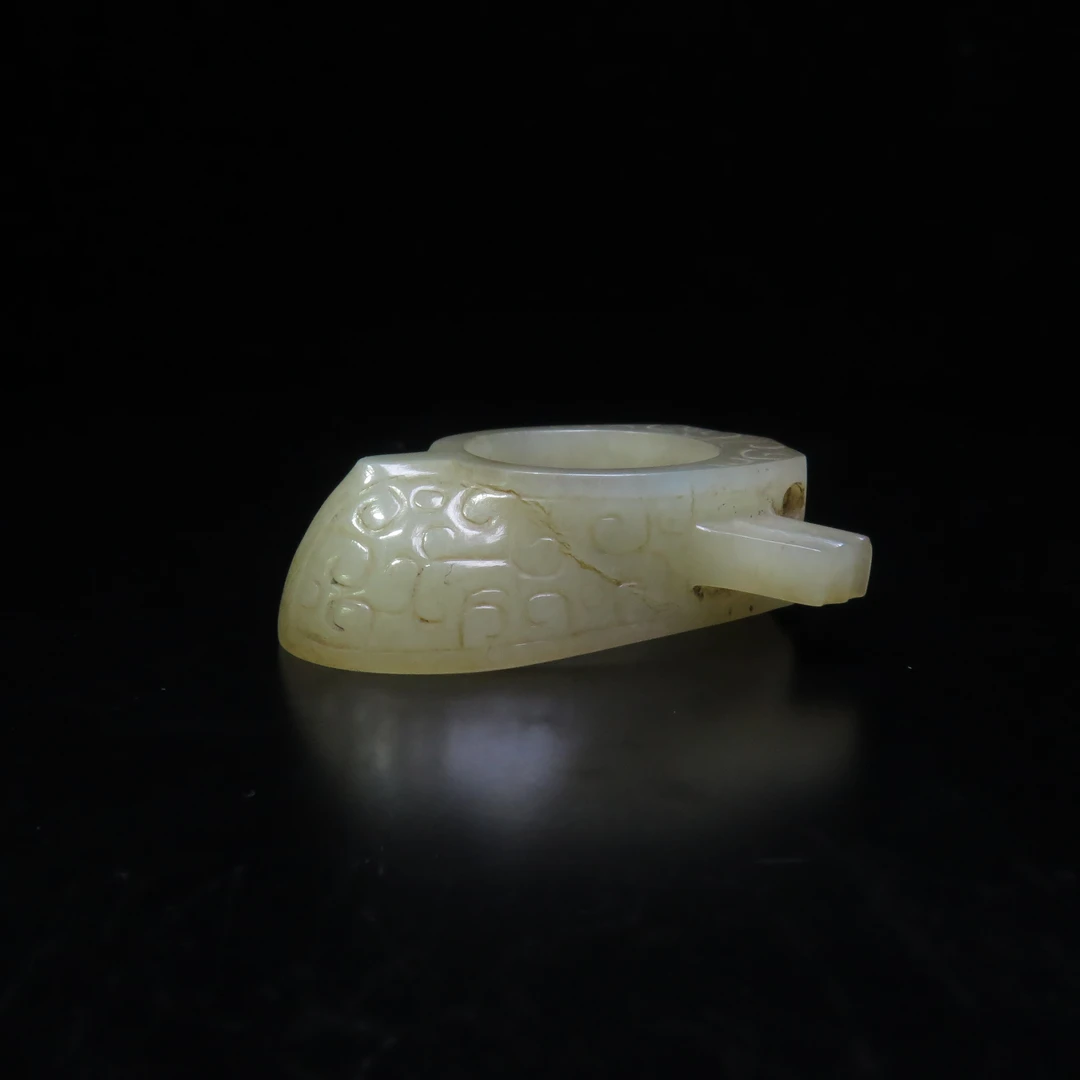 清代玉韘佩/MZ461722/和田玉/民族文物