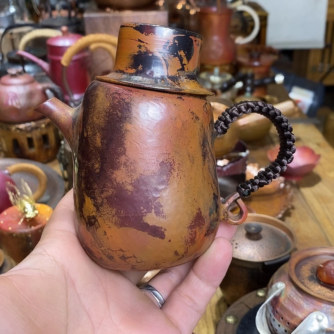 最****卬任和堂纯紫铜泡茶壶555666