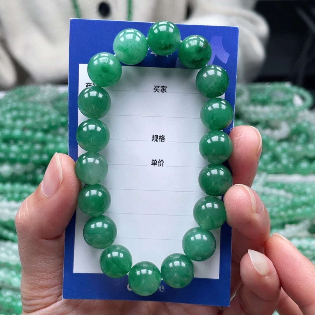 未镶嵌手串石英质玉（非洲翠）