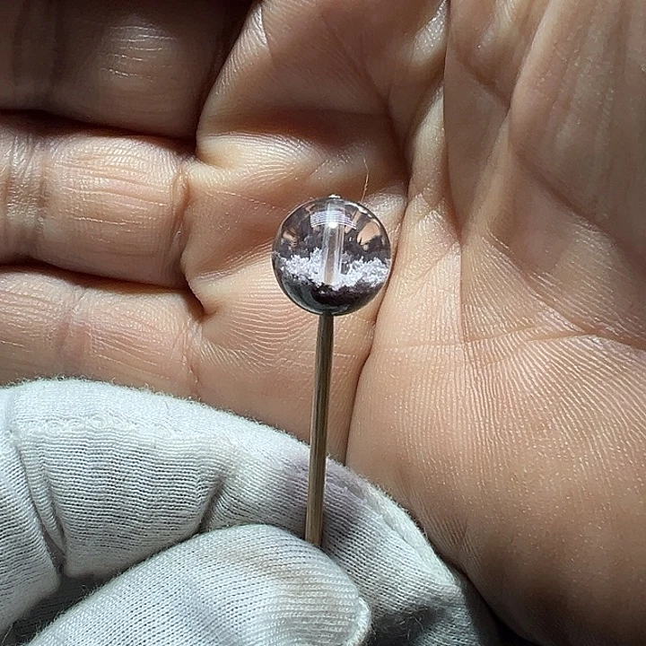 水晶珠宝半成品未镶嵌四季幽灵单珠配珠手串多样性发一