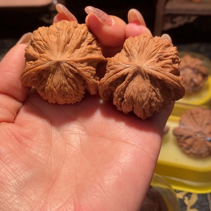 吊坠文玩核桃40磨盘异形
