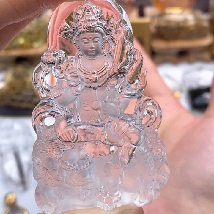 水晶颈饰未镶嵌忠*定制
