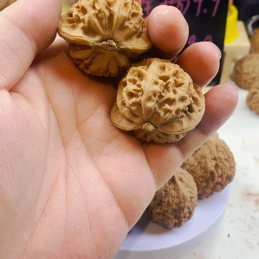 文玩核桃手把件40宫灯
