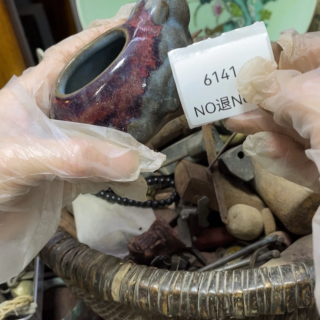 淡***然瓷片6141号工艺品